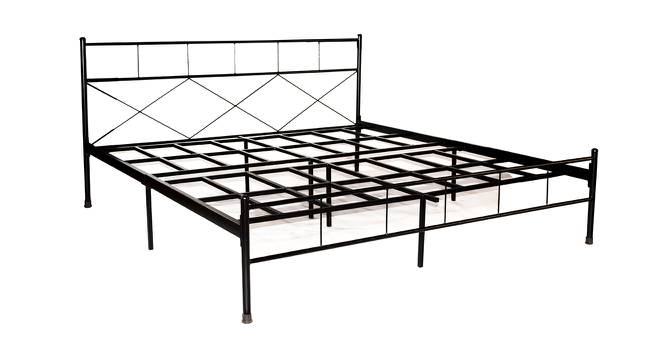 Masira Bed (Black, King Bed Size) by Urban Ladder - Cross View Design 1 - 436038