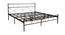 Masira Bed (Black, King Bed Size) by Urban Ladder - Cross View Design 1 - 436038
