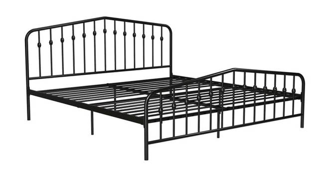 Pyramic Bed (Black, King Bed Size) by Urban Ladder - Cross View Design 1 - 436042
