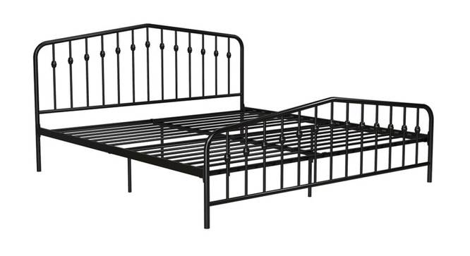 Pyramic Bed (Black, Queen Bed Size) by Urban Ladder - Cross View Design 1 - 436043