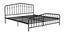 Pyramic Bed (Black, Queen Bed Size) by Urban Ladder - Cross View Design 1 - 436043