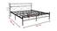 Masira Bed (Black, King Bed Size) by Urban Ladder - Design 1 Dimension - 436076