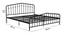 Pyramic Bed (Black, King Bed Size) by Urban Ladder - Design 1 Dimension - 436080