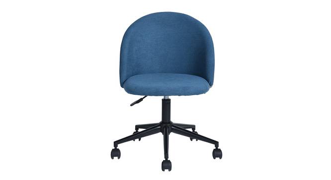 Shaunah Chair (Fabric Finish, Blue & Light Grey Fabric) by Urban Ladder - Design 1 Full View - 436094
