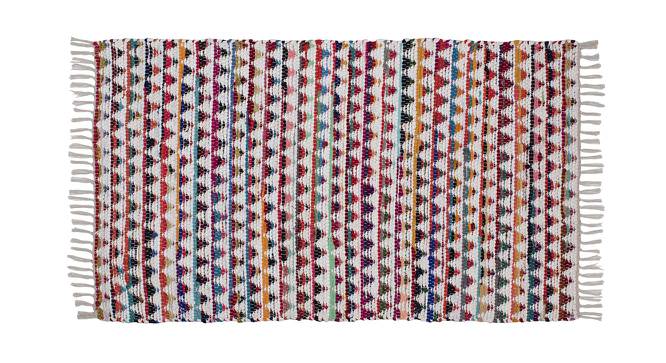Decatur Dhurrie (150 x 240 cm  (59" x 94") Carpet Size, Multicolor) by Urban Ladder - Front View Design 1 - 436182