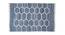Joe Dhurrie (Blue & White, 150 x 240 cm  (59" x 94") Carpet Size) by Urban Ladder - Front View Design 1 - 436457