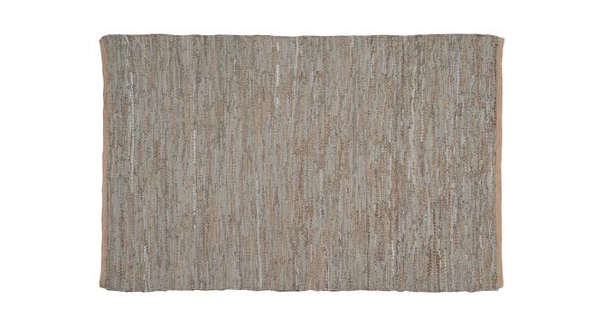Kristine Dhurrie (Beige, 150 x 240 cm  (59" x 94") Carpet Size) by Urban Ladder - Front View Design 1 - 436460