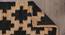 Ilar Dhurrie (120 x 180 cm  (47" x 71") Carpet Size, Natural & Black) by Urban Ladder - Design 1 Close View - 436538