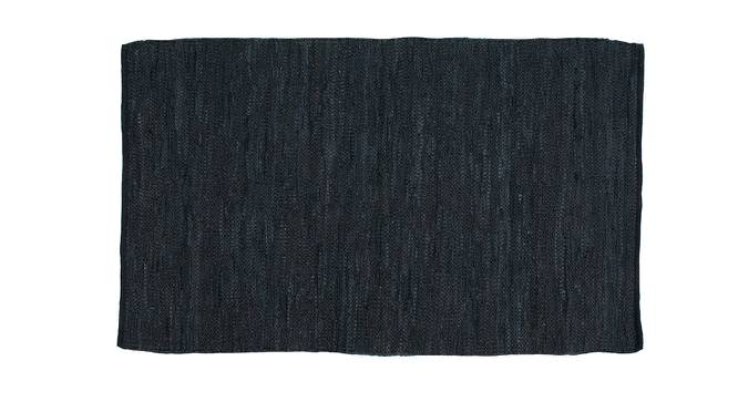 Madeline Dhurrie (Black, 120 x 180 cm  (47" x 71") Carpet Size) by Urban Ladder - Front View Design 1 - 436704
