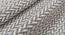 Michonne Dhurrie (Grey & White, 240 x 300 cm  (94" x 118") Carpet Size) by Urban Ladder - Rear View Design 1 - 437038