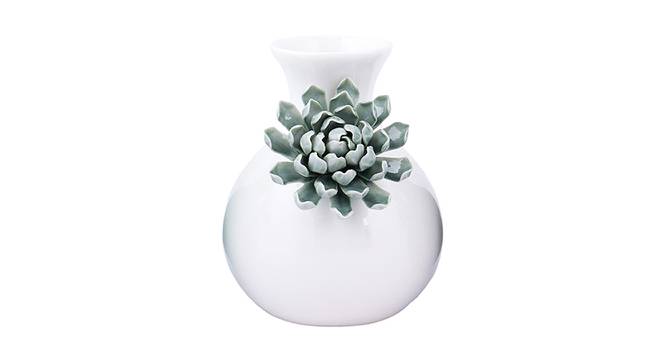 Eugene Vase (White) by Urban Ladder - Cross View Design 1 - 437177