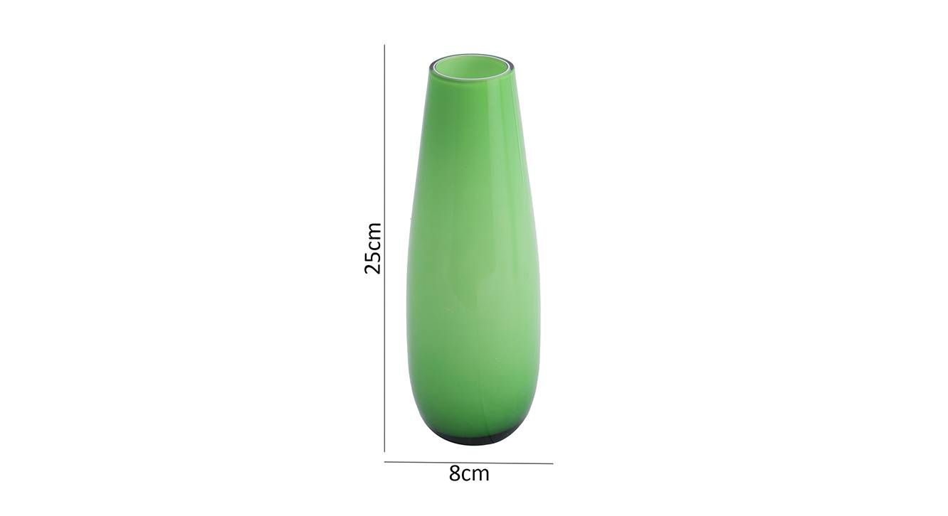 Ray vase green 6