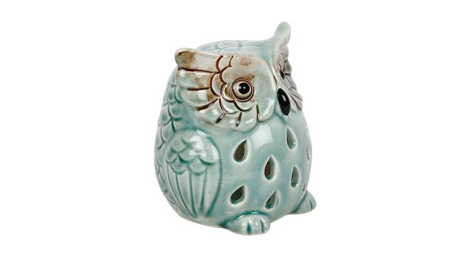 Scarlet Tealight Holder (Sky Blue, Small Size) by Urban Ladder - Front View Design 1 - 437361