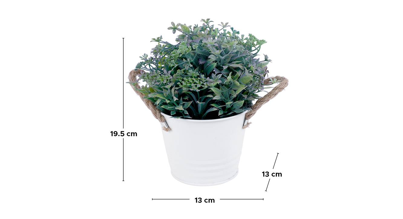 Willa artificial plant white n purple 6