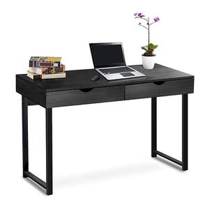 Flower office table black lp