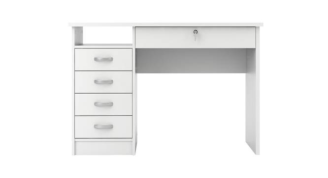 Lolly Office Table (White) by Urban Ladder - Front View Design 1 - 437402
