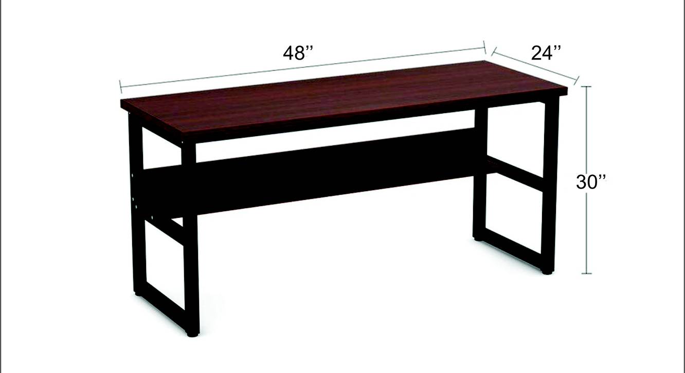 Elanah office table mahogany 6