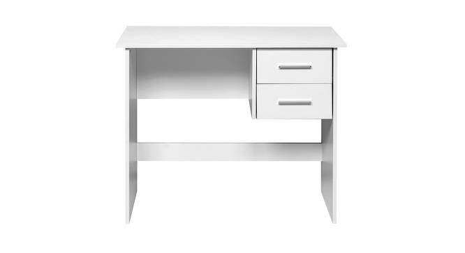 Loralyn Office Table (White) by Urban Ladder - Front View Design 1 - 437490