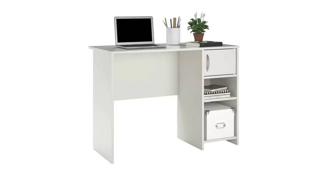 Yasmeena Office Table (White) by Urban Ladder - Cross View Design 1 - 437507