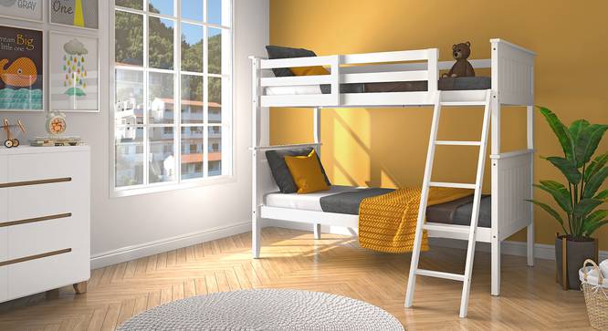 Hiddensee Bunk Bed (White) by Urban Ladder - Full View Design 1 - 437645