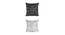 Ajax Cushion Cover Set of 2 (Black, 41 x 41 cm  (16" X 16") Cushion Size) by Urban Ladder - Front View Design 1 - 439678