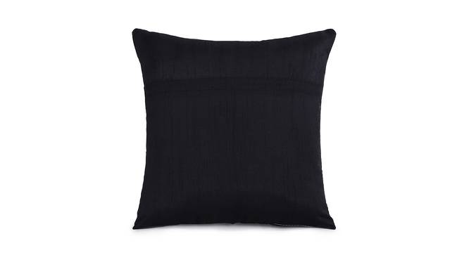 Ace Cushion Cover Set of 2 (Black, 41 x 41 cm  (16" X 16") Cushion Size) by Urban Ladder - Cross View Design 1 - 439684