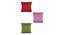 Asher Cushion Cover Set of 3 (41 x 41 cm  (16" X 16") Cushion Size, Multicolor) by Urban Ladder - Cross View Design 1 - 439741