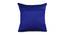 August Cushion Cover Set of 2 (Blue, 41 x 41 cm  (16" X 16") Cushion Size) by Urban Ladder - Cross View Design 1 - 439744