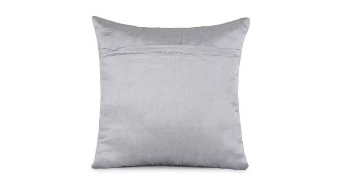 Billie Cushion Cover Set of 2 (Grey, 41 x 41 cm  (16" X 16") Cushion Size) by Urban Ladder - Cross View Design 1 - 439794