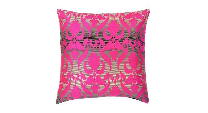 Cadman Cushion Cover Set of 5 (Pink, 41 x 41 cm  (16" X 16") Cushion Size) by Urban Ladder - Front View Design 1 - 439838