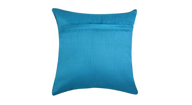 Bushwick Cushion Cover Set of 2 (Blue, 41 x 41 cm  (16" X 16") Cushion Size) by Urban Ladder - Cross View Design 1 - 439846