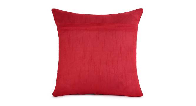 Byron Cushion Cover Set of 2 (Red, 41 x 41 cm  (16" X 16") Cushion Size) by Urban Ladder - Cross View Design 1 - 439852