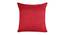 Byron Cushion Cover Set of 2 (Red, 41 x 41 cm  (16" X 16") Cushion Size) by Urban Ladder - Cross View Design 1 - 439852