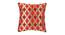 Clinton Cushion Cover Set of 5 (Red, 41 x 41 cm  (16" X 16") Cushion Size) by Urban Ladder - Front View Design 1 - 439897