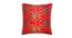 Cobble Cushion Cover Set of 2 (Red, 41 x 41 cm  (16" X 16") Cushion Size) by Urban Ladder - Front View Design 1 - 439899