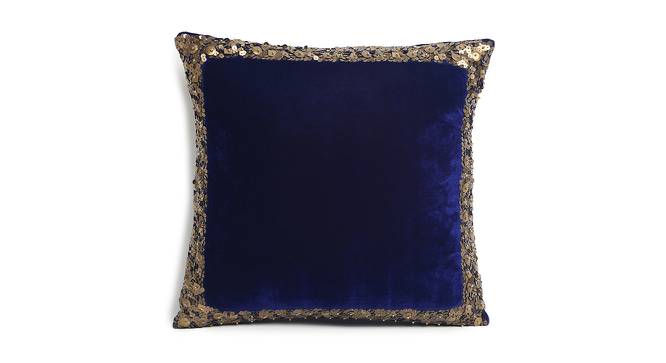 Carolina Cushion Cover Set of 2 (Blue, 41 x 41 cm  (16" X 16") Cushion Size) by Urban Ladder - Front View Design 1 - 439900