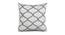 Cleo Cushion Cover Set of 2 (Grey, 41 x 41 cm  (16" X 16") Cushion Size) by Urban Ladder - Front View Design 1 - 439903