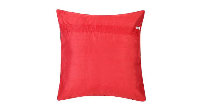Cobble Cushion Cover Set of 2 (Red, 41 x 41 cm  (16" X 16") Cushion Size) by Urban Ladder - Cross View Design 1 - 439910