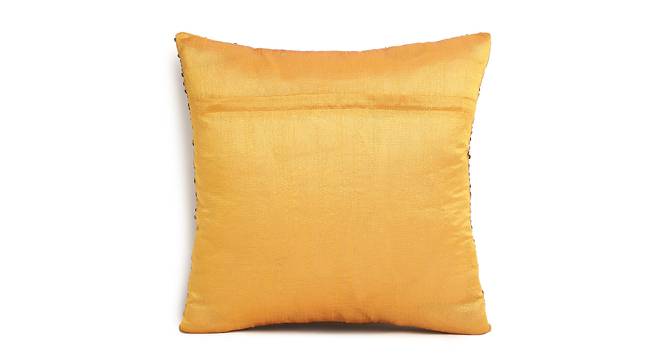 Clementine Cushion Cover Set of 2 (Yellow, 41 x 41 cm  (16" X 16") Cushion Size) by Urban Ladder - Cross View Design 1 - 439913