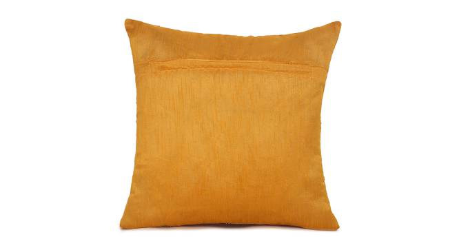 Alix Cushion Cover Set of 2 (Orange, 41 x 41 cm  (16" X 16") Cushion Size) by Urban Ladder - Cross View Design 1 - 439916