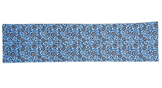 Cecily Table Runner (Blue) by Urban Ladder - Front View Design 1 - 439943