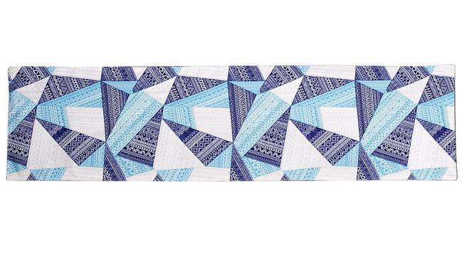 Clementine Table Runner (Blue) by Urban Ladder - Front View Design 1 - 439945