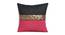 Coraline Cushion Cover Set of 2 (Black, 41 x 41 cm  (16" X 16") Cushion Size) by Urban Ladder - Front View Design 1 - 439969