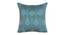 Dashiell Cushion Cover Set of 2 (Teal, 41 x 41 cm  (16" X 16") Cushion Size) by Urban Ladder - Front View Design 1 - 439970