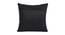 Coraline Cushion Cover Set of 2 (Black, 41 x 41 cm  (16" X 16") Cushion Size) by Urban Ladder - Cross View Design 1 - 439974