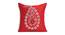 Dua Cushion Cover Set of 2 (Red, 41 x 41 cm  (16" X 16") Cushion Size) by Urban Ladder - Front View Design 1 - 440039