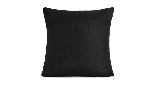 Dexter Cushion Cover Set of 2 (Black, 41 x 41 cm  (16" X 16") Cushion Size) by Urban Ladder - Cross View Design 1 - 440048