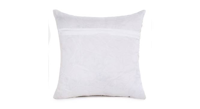 Django Cushion Cover Set of 2 (White, 41 x 41 cm  (16" X 16") Cushion Size) by Urban Ladder - Cross View Design 1 - 440049