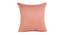 Edison Cushion Cover Set of 2 (41 x 41 cm  (16" X 16") Cushion Size, Peach) by Urban Ladder - Cross View Design 1 - 440051