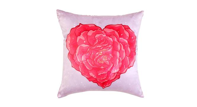 Ellis Cushion Cover Set of 2 (Pink, 41 x 41 cm  (16" X 16") Cushion Size) by Urban Ladder - Front View Design 1 - 440115